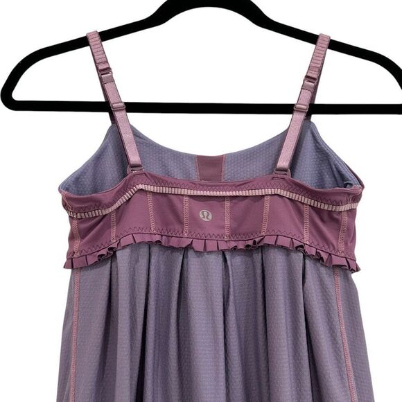 Lululemon Priti Workout Tank Top – Purple, Size 4 | Built-In Bra Great Condition - Picture 4 of 13